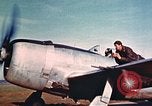 Image of P-47 Thunderbolt fighter planes Belgium, 1945, second 52 stock footage video 65675047643