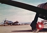 Image of P-47 Thunderbolt fighter planes Belgium, 1945, second 59 stock footage video 65675047643