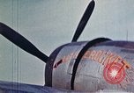 Immagine di P-47 Thunderbolt degli aerei da caccia Beauvechain Belgio, 1945, secondo 52 filmato di repertorio 65675047646