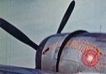 Immagine di P-47 Thunderbolt degli aerei da caccia Beauvechain Belgio, 1945, secondo 54 filmato di repertorio 65675047646