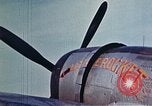 Immagine di P-47 Thunderbolt degli aerei da caccia Beauvechain Belgio, 1945, secondo 57 filmato di repertorio 65675047646