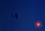 Image of P-38 and P-47 aircraft peel off  and a P-47 lands Belgium, 1945, second 9 stock footage video 65675047648