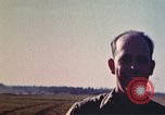 Image of P-38 and P-47 aircraft peel off  and a P-47 lands Belgium, 1945, second 36 stock footage video 65675047648