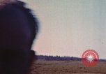 Image of P-38 and P-47 aircraft peel off  and a P-47 lands Belgium, 1945, second 38 stock footage video 65675047648