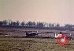 Image of P-47 Thunderbolt fighter planes Belgium, 1945, second 10 stock footage video 65675047650