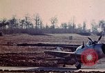 Image of P-47 Thunderbolt fighter planes Belgium, 1945, second 20 stock footage video 65675047650