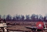 Image of P-47 Thunderbolt fighter planes Belgium, 1945, second 28 stock footage video 65675047650