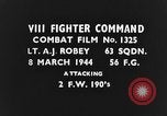 Image attaque sur Focke-Wulf Fw 190 Fighter théâtre européen, 1944, de la seconde 3 séquences d'archives historiques vidéo 65675047659