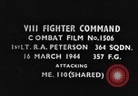 Image of German Messerschmitt Bf 110 fighter European Theater, 1944, second 3 stock footage video 65675047663
