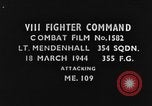 Standbild Messerschmitt Bf 109 Ebene europäische Theater, 1944, aus Sekunde 1 historischem Filmmaterial Videoclip 65675047668