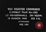 Standbild Messerschmitt Bf 109 Ebene europäische Theater, 1944, aus Sekunde 3 historischem Filmmaterial Videoclip 65675047668