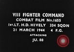 Image of attack on Junkers Ju 88 aircraft European Theater, 1944, second 3 stock footage video 65675047670