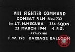 Image of German Focke-wulf Fw 190 fighter plane European Theater, 1944, second 1 stock footage video 65675047674