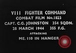 Image of open hangar European Theater, 1944, second 1 stock footage video 65675047676