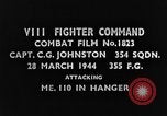 Image of open hangar European Theater, 1944, second 3 stock footage video 65675047676