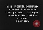 Image of Focke Wulf Fw 190 fighter aircraft European Theater, 1944, second 1 stock footage video 65675047678