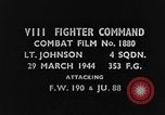 Image of Focke Wulf Fw 190 fighter aircraft European Theater, 1944, second 4 stock footage video 65675047679