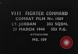 Standbild Deutsche Messerschmitt Bf 109 Ebene europäische Theater, 1944, aus Sekunde 1 historischem Filmmaterial Videoclip 65675047680