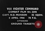 Standbild strafing deutschen Junkers Ju 52 europäische Theater, 1944, aus Sekunde 3 historischem Filmmaterial Videoclip 65675047685