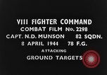 Standbild strafing deutschen Junkers Ju 52 europäische Theater, 1944, aus Sekunde 4 historischem Filmmaterial Videoclip 65675047685
