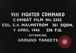 Standbild strafing Kanäle und Brücken europäische Theater, 1944, aus Sekunde 3 historischem Filmmaterial Videoclip 65675047686