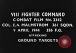 Standbild strafing Kanäle und Brücken europäische Theater, 1944, aus Sekunde 4 historischem Filmmaterial Videoclip 65675047686