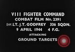 Standbild Angriffe feindliche Flugzeuge in geschützten Bäume europäische Theater, 1944, aus Sekunde 3 historischem Filmmaterial Videoclip 65675047688