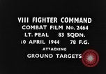 Image of attacking German Focke-Wulf Fw 190 fighter aircraft European Theater, 1944, second 4 stock footage video 65675047690