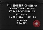 Image of attacking German Junkers Ju 88 bomber aircraft European Theater, 1944, second 1 stock footage video 65675047691