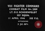 Image of attacking German Junkers Ju 88 bomber aircraft European Theater, 1944, second 4 stock footage video 65675047691