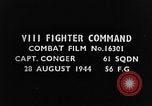 Standbild angreifenden Messerschmitt Me 110 Fighter europäische Theater, 1944, aus Sekunde 3 historischem Filmmaterial Videoclip 65675047696