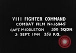 Image of strafing of convoy European Theater, 1944, second 4 stock footage video 65675047703