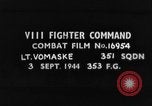 Image of strafing of motor vehicles European Theater, 1944, second 1 stock footage video 65675047704
