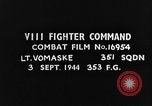 Image of strafing of motor vehicles European Theater, 1944, second 3 stock footage video 65675047704