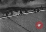 Image of strafing of motor vehicles European Theater, 1944, second 47 stock footage video 65675047704