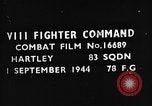 Image of strafing ground targets European Theater, 1944, second 3 stock footage video 65675047707