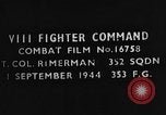 Image of strafing train and motor vehicles European Theater, 1944, second 3 stock footage video 65675047708