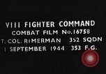 Image of strafing train and motor vehicles European Theater, 1944, second 4 stock footage video 65675047708