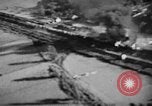 Image of strafing train and motor vehicles European Theater, 1944, second 23 stock footage video 65675047708