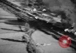 Image of strafing train and motor vehicles European Theater, 1944, second 24 stock footage video 65675047708
