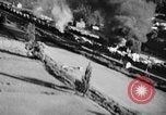 Image of strafing train and motor vehicles European Theater, 1944, second 34 stock footage video 65675047708