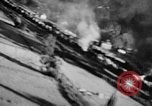 Image of strafing train and motor vehicles European Theater, 1944, second 35 stock footage video 65675047708