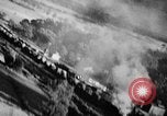 Image of strafing train and motor vehicles European Theater, 1944, second 37 stock footage video 65675047708
