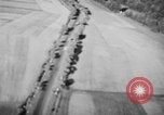 Image of strafing train and motor vehicles European Theater, 1944, second 57 stock footage video 65675047708