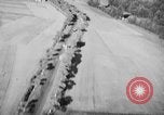 Image of strafing train and motor vehicles European Theater, 1944, second 58 stock footage video 65675047708