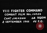 Image of strafing parked truck and stationary vehicles European Theater, 1944, second 1 stock footage video 65675047712
