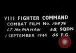 Image of Gun camera footage strafe train European Theater, 1944, second 3 stock footage video 65675047714