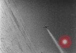 Image of attacking German Messerschmitt Bf 109 fighter European Theater, 1944, second 19 stock footage video 65675047721