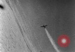 Image of attacking German Messerschmitt Bf 109 fighter European Theater, 1944, second 21 stock footage video 65675047721