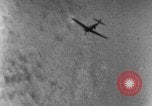 Image of attacking German Messerschmitt Bf 109 fighter European Theater, 1944, second 51 stock footage video 65675047721
